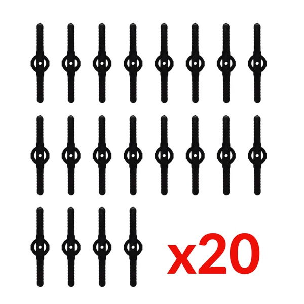 Lawn Trimmer Plastic Blades (x20) 🏡