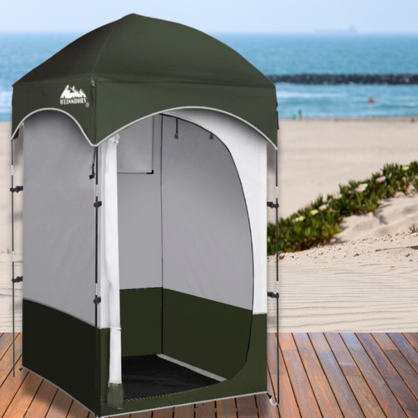 Weisshorn Camping Shower Toilet Tent | Outdoor Portable Changing Room Ensuite