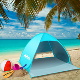 Weisshorn Pop Up Beach Tent | Camping Hiking 3 Person Sun Shade Fishing Shelter