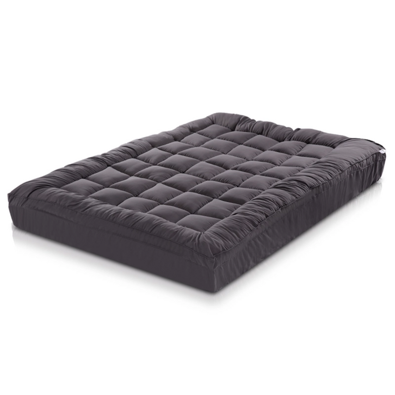 Giselle Bedding Mattress Topper Pillowtop Bamboo Charcoal Queen | Luxurious Comfort & Support