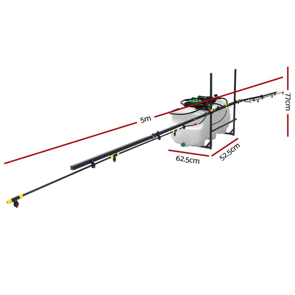 Giantz 100L Weed Sprayer with 5M Boom - Garden Spray System