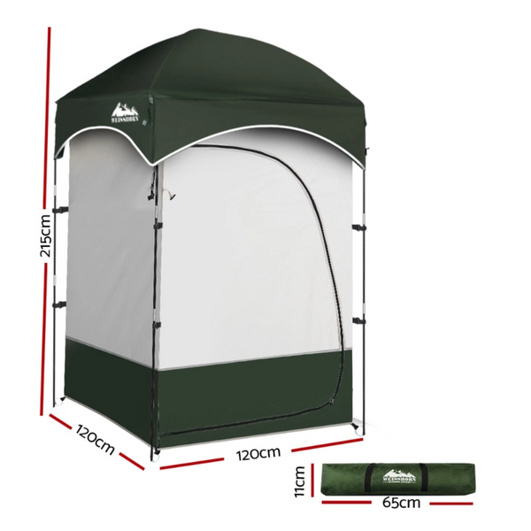 Weisshorn Camping Shower Toilet Tent | Outdoor Portable Changing Room Ensuite