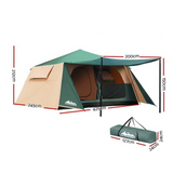 Weisshorn Instant Up Camping Tent | 8 Person Pop-Up Dome Tent for Family Hiking and Camping