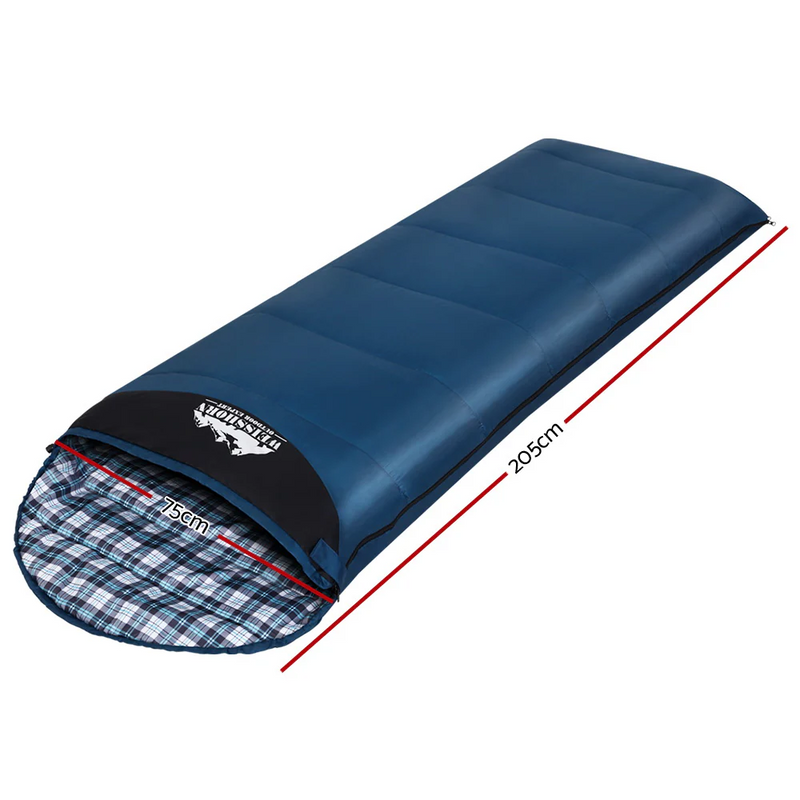 Weisshorn Single Sleeping Bag | Thermal Camping Hiking Tent 0°C