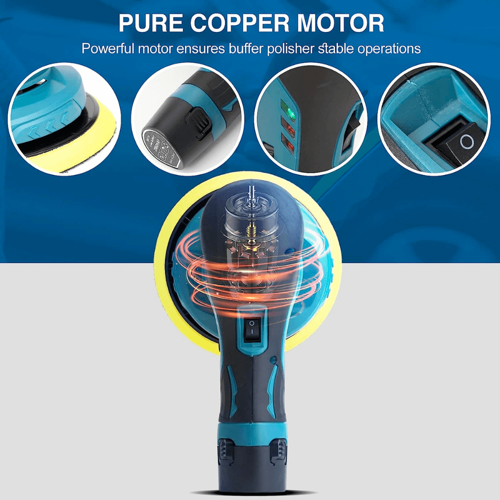 Cordless Electric Car Polisher Kit (+ 2 FREE Batteries) 🚗