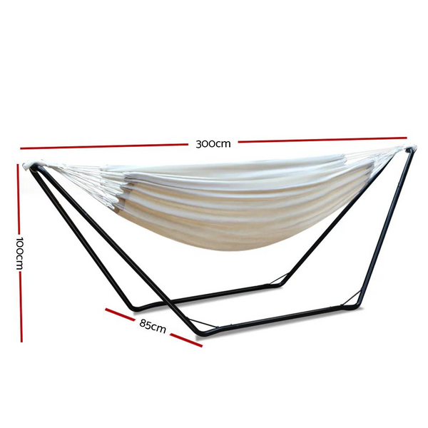 Gardeon Outdoor Hammock Bed with Stand - Steel Frame Camping Hammock