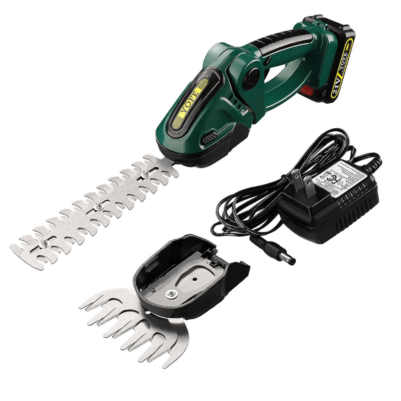 Cordless Hedge Trimmer (+2 FREE Batteries)