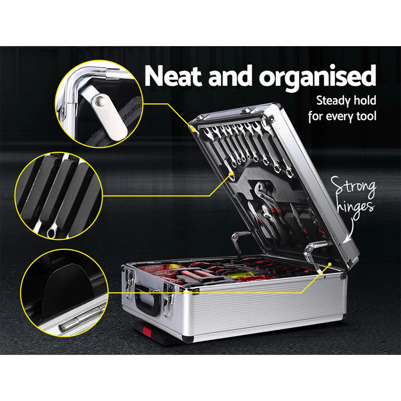 Giantz 786pcs Tool Kit Trolley Case Mechanics Box Portable DIY Set