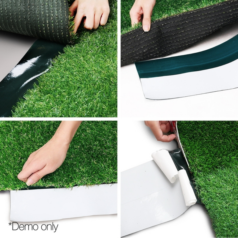 Primeturf Artificial Grass 15cmx10m Synthetic Self Adhesive Turf Joining Tape Weed Mat | Easy Installation & Durable Bond