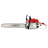 Giantz 52CC Petrol Chainsaw - 20" Bar, Commercial E-Start Pruning Chain Saw - White