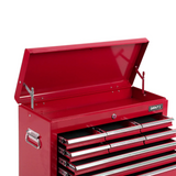 Giantz 9 Drawer Tool Box Cabinet Chest - Garage Organiser with Lockable Storage