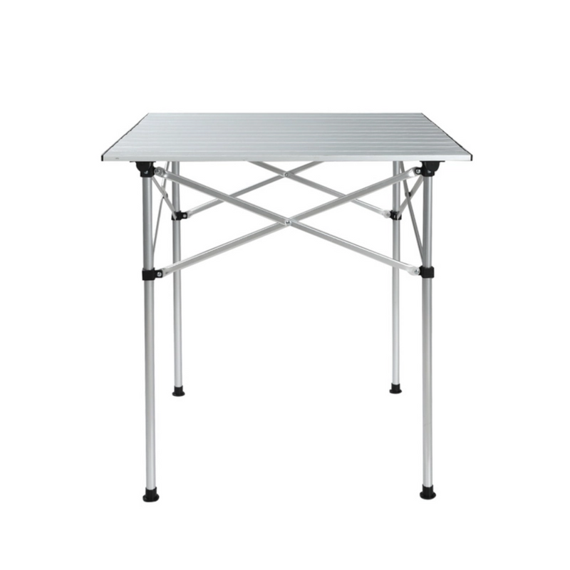 Weisshorn Folding Camping Table | 70CM Roll Up Outdoor Picnic BBQ Aluminium Desk