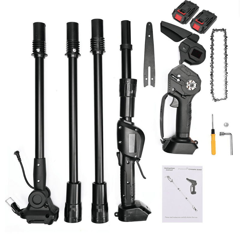 2-in-1 Cordless 6-Inch Telescopic Chainsaw (+2 FREE Batteries)