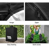 Greenfingers Grow Tent 60x60x90CM | Hydroponics Kit Indoor Plant Room System