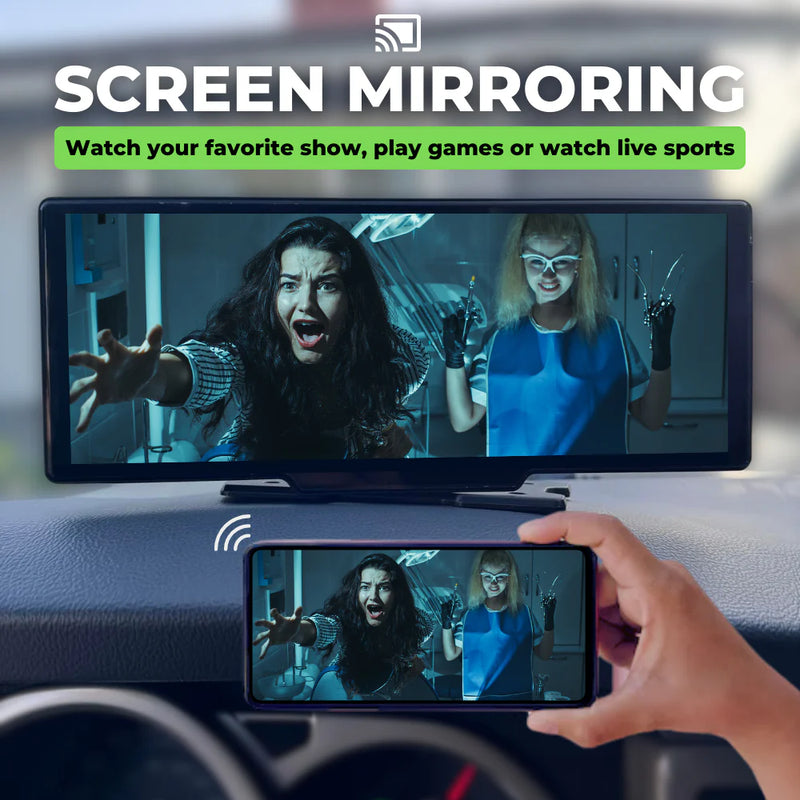 10-Inch Wireless Apple CarPlay & Android Auto Touchscreen Car Display (2025 Model)