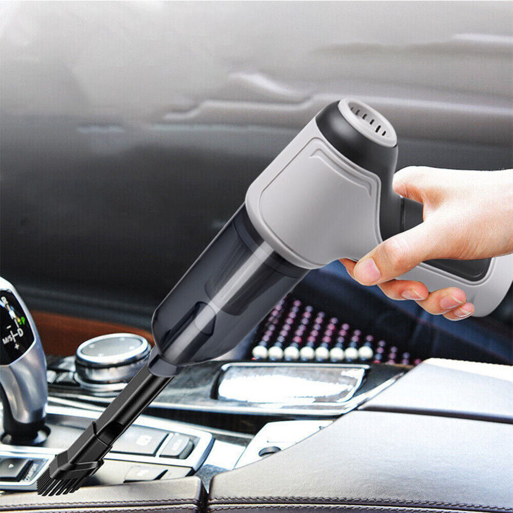 2-in-1 Wireless Car Hand Vacuum Cleaner + Air Blower