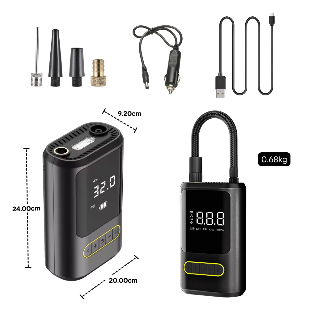 Electric Tyre Inflator Pro™️ - Buy Online Now – Outdoor Tool Box
