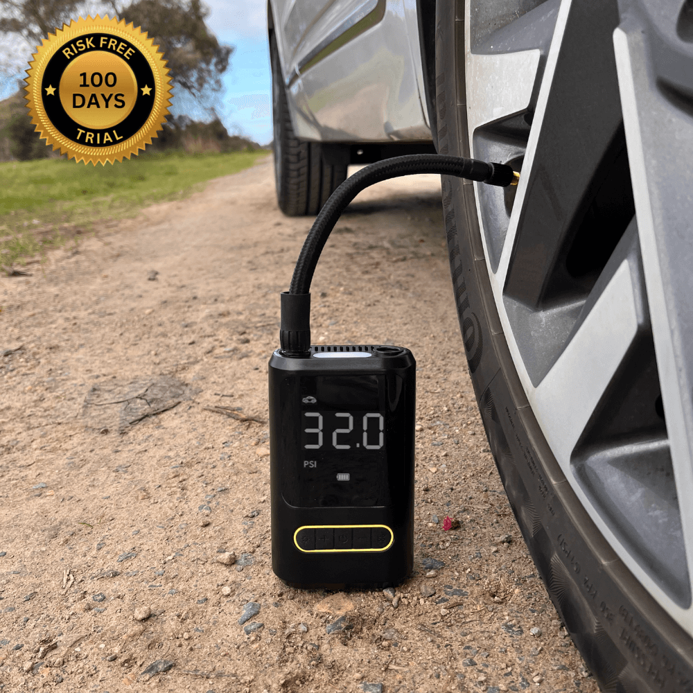 Portable Electric Tyre Inflator Pro™️ | Battery Air Compressor 🚘