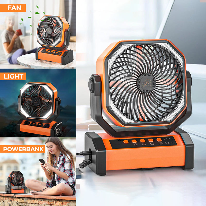 3-In-1 Multi-Use Portable Fan⚡