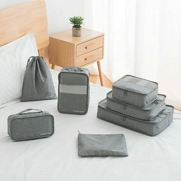 Travel Packing Organiser Cubes (8 Pieces) 🧳