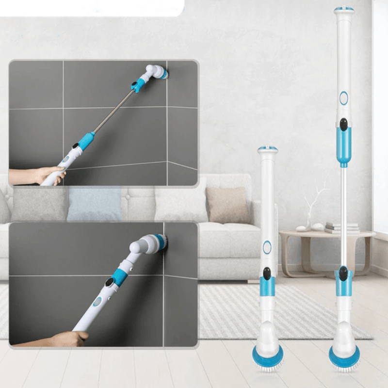 Cordless Spin Power Scrubber | Multi-Purpose Cleaning Brush 🧹