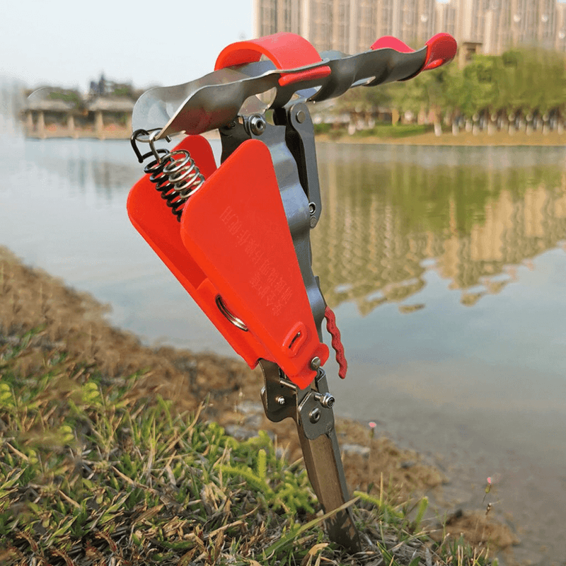 Smart Fishing Rod Holder 🎣 – Outdoor Tool Box